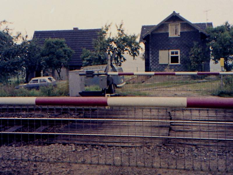 Das Bahnwärterhaus am Ortsrand