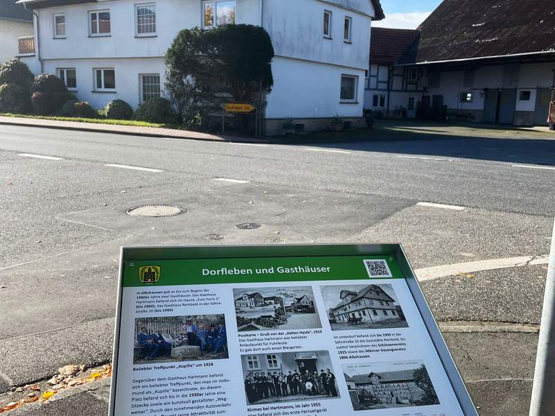 Geschichtliche Informationstafeln in Guxhagen